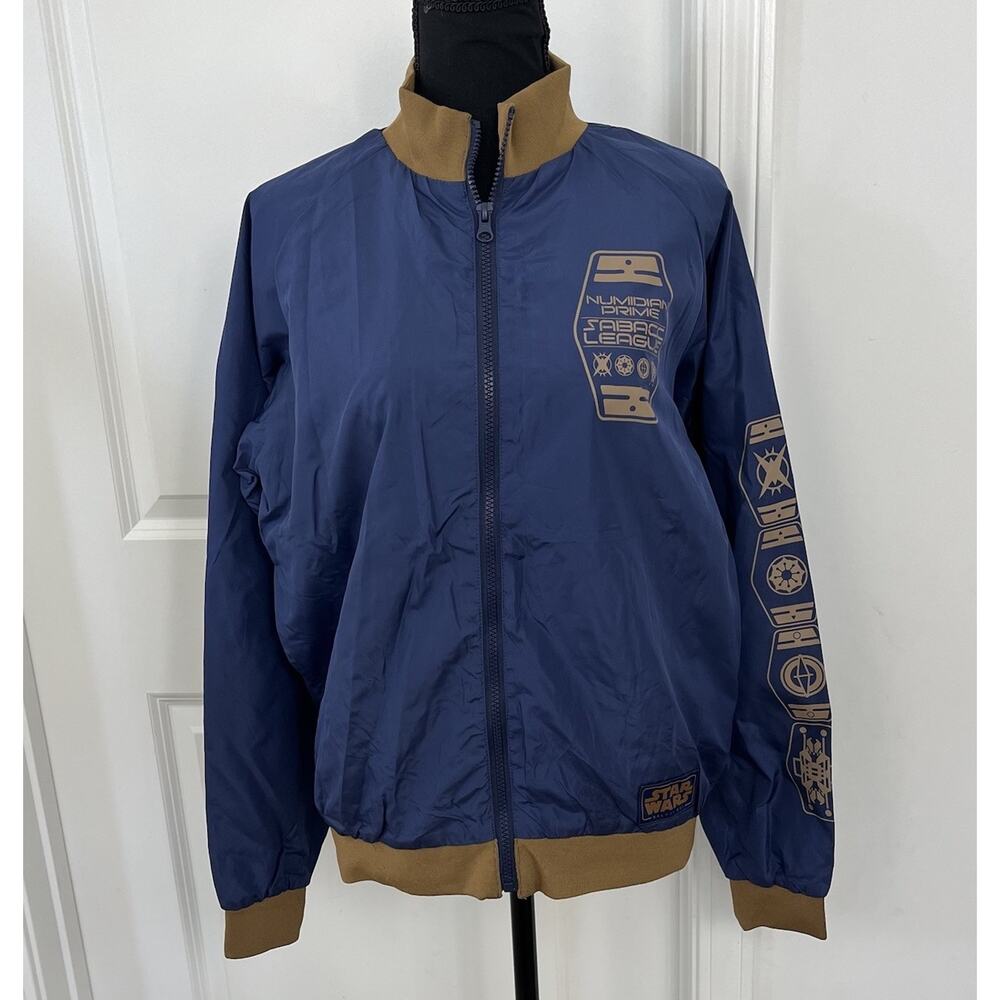 Star Wars Track Jacket Men’s XS - Lucasfilm, Numidian Prime Sabacc League Disney